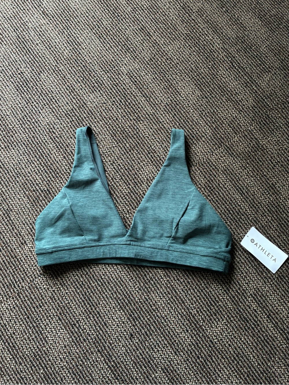 Athleta Teal Triangle Wireless Bralette